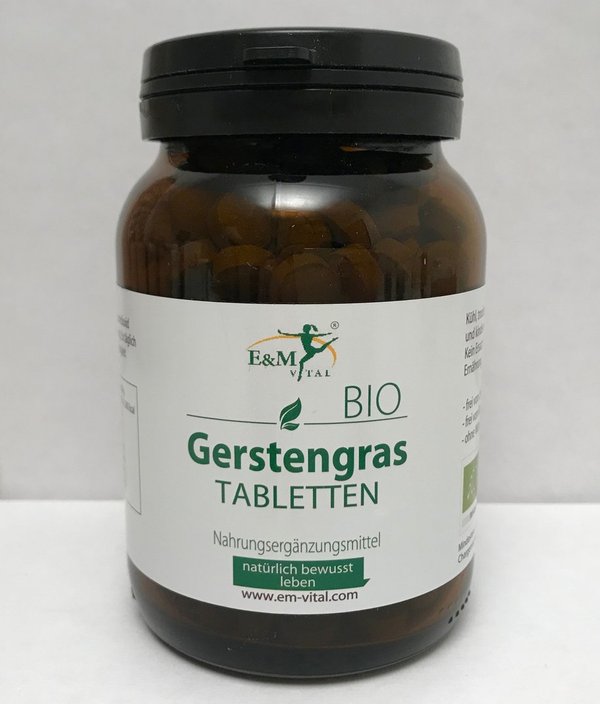 E&M Vital Gerstengras Tabletten 340Stk./150g Bio